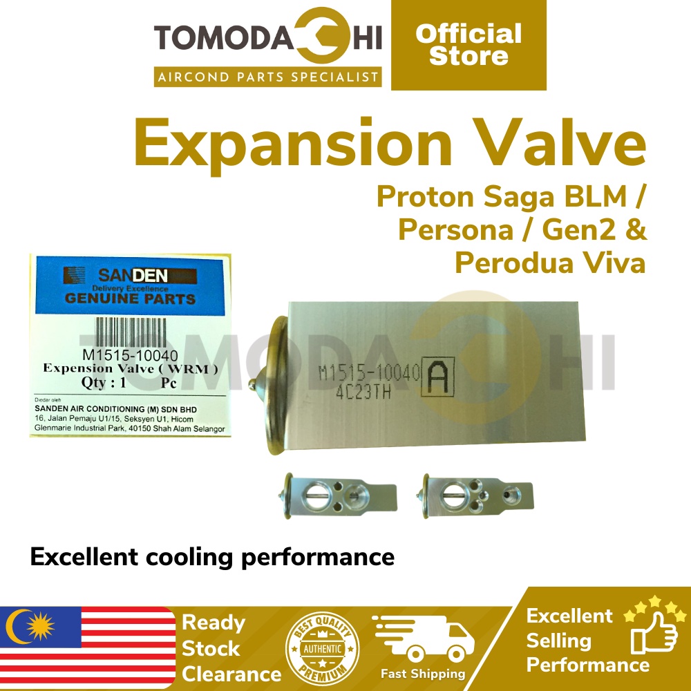 SANDEN Expansion Valve Aircond Perodua Viva Axia Bezza Aruz Proton Saga