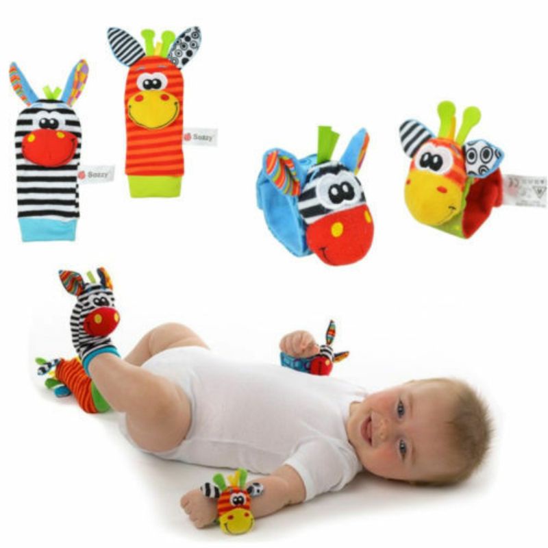 🔥READY STOCK!!!🔥 Baby Infant Soft Wrist rattles | Shopee Malaysia