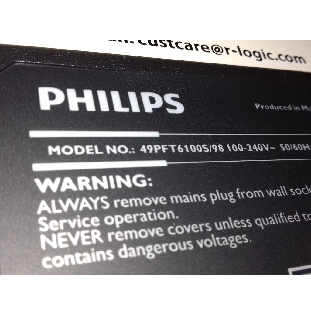 (BD84) PHILIPS 49PFT6100S/98 LED TV SPARE PART /KPL01/KPLLM1/4702