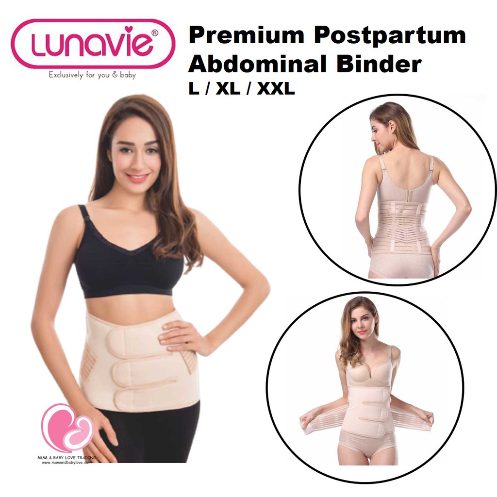 Lunavie Premium Postpartum Abdominal Binder - XL