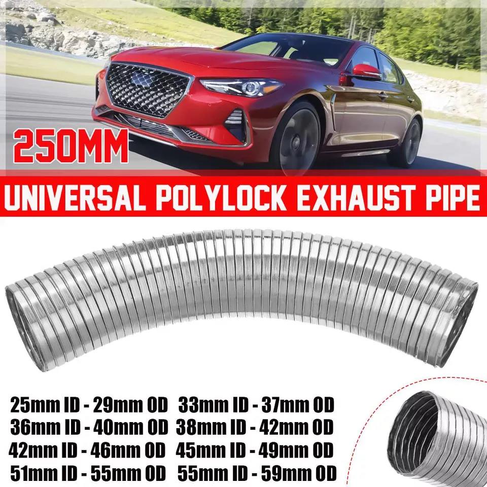 Universal 250mm Polylock Exhaust Pipe Vent Hose Quick Repair Tube