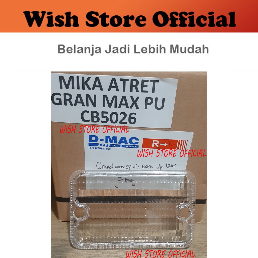Mika Glass Reverse Light Reverse Light/Atret/Parking Gran Max Granmax ...