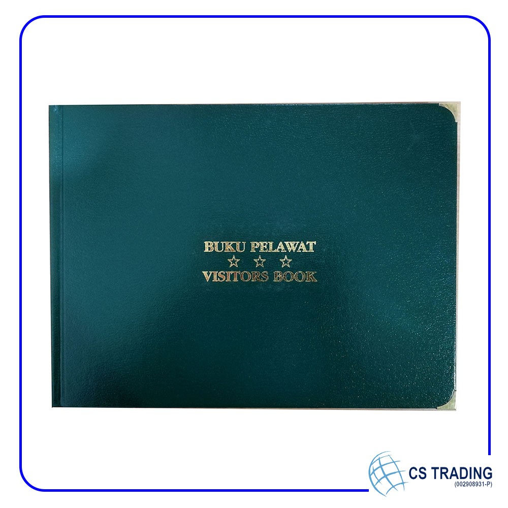 Premium Visitors Guest Book Buku Pelawat Hard Cover Shopee Malaysia