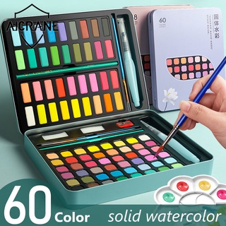 SeamiArt 12Color Artist Grade Professional Watercolors Paint Set with 1pc  Portable Metal Box for Drawing Watercolor Art Supplies