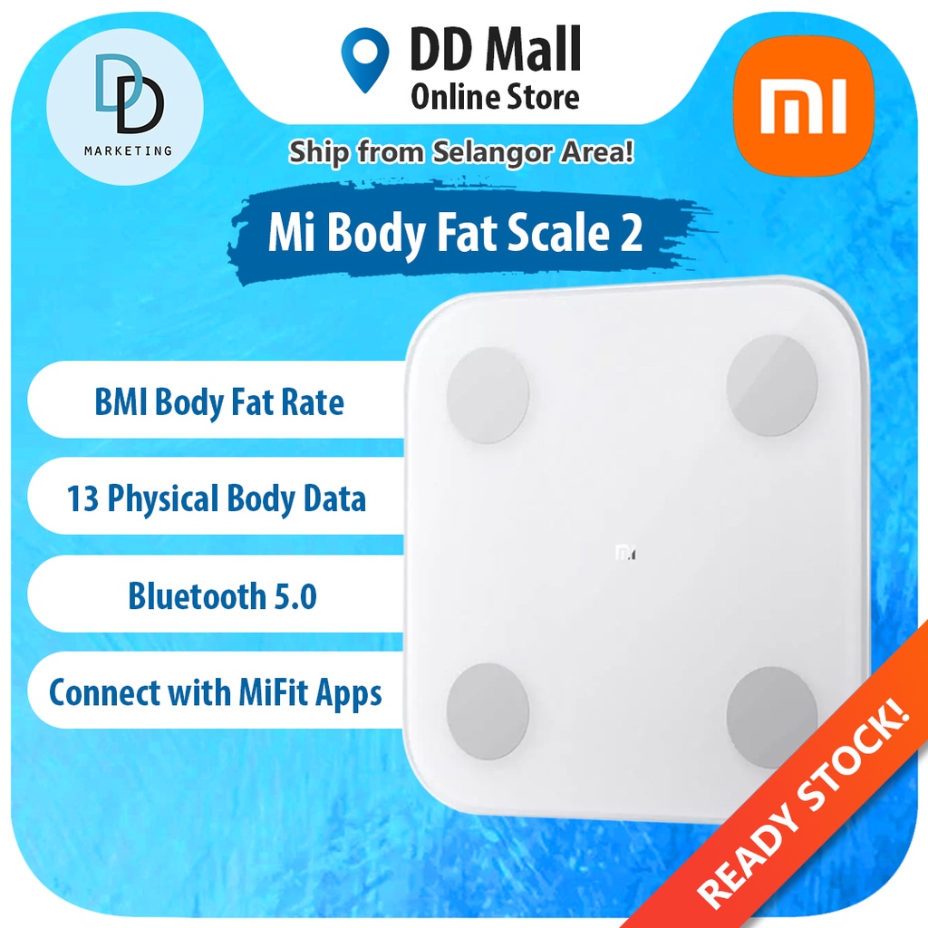 Original Xiaomi Mijia Scale 2 Bluetooth 5.0 Smart Weighing Scale