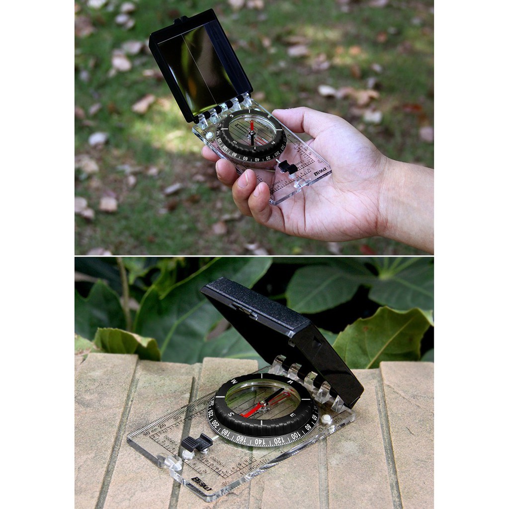 🔥 Geological Mirror Compass Jurus Kemiringan JK Hiking Army Sighting ...
