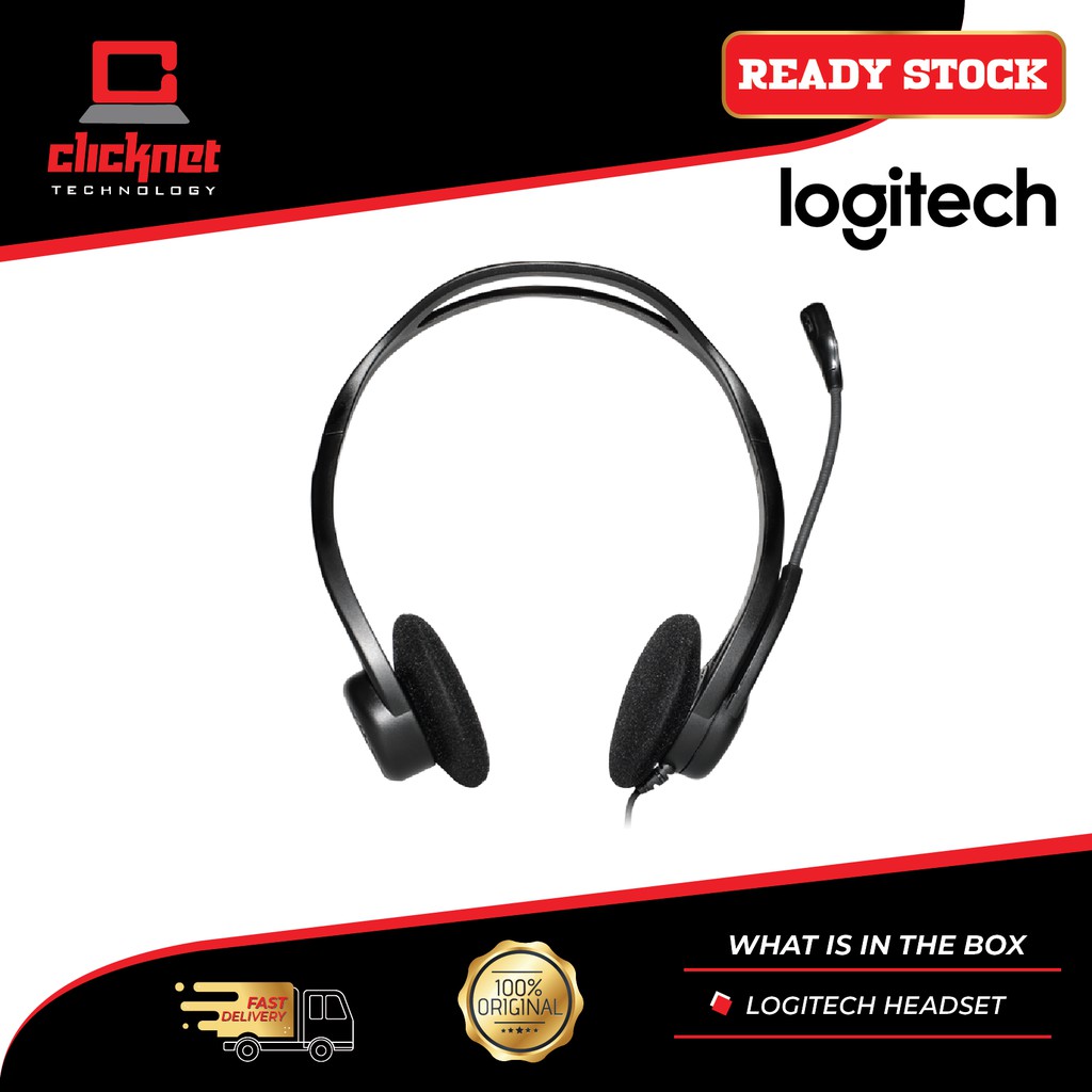 Logitech H370 Usb Computer Headset Shopee Malaysia 5639