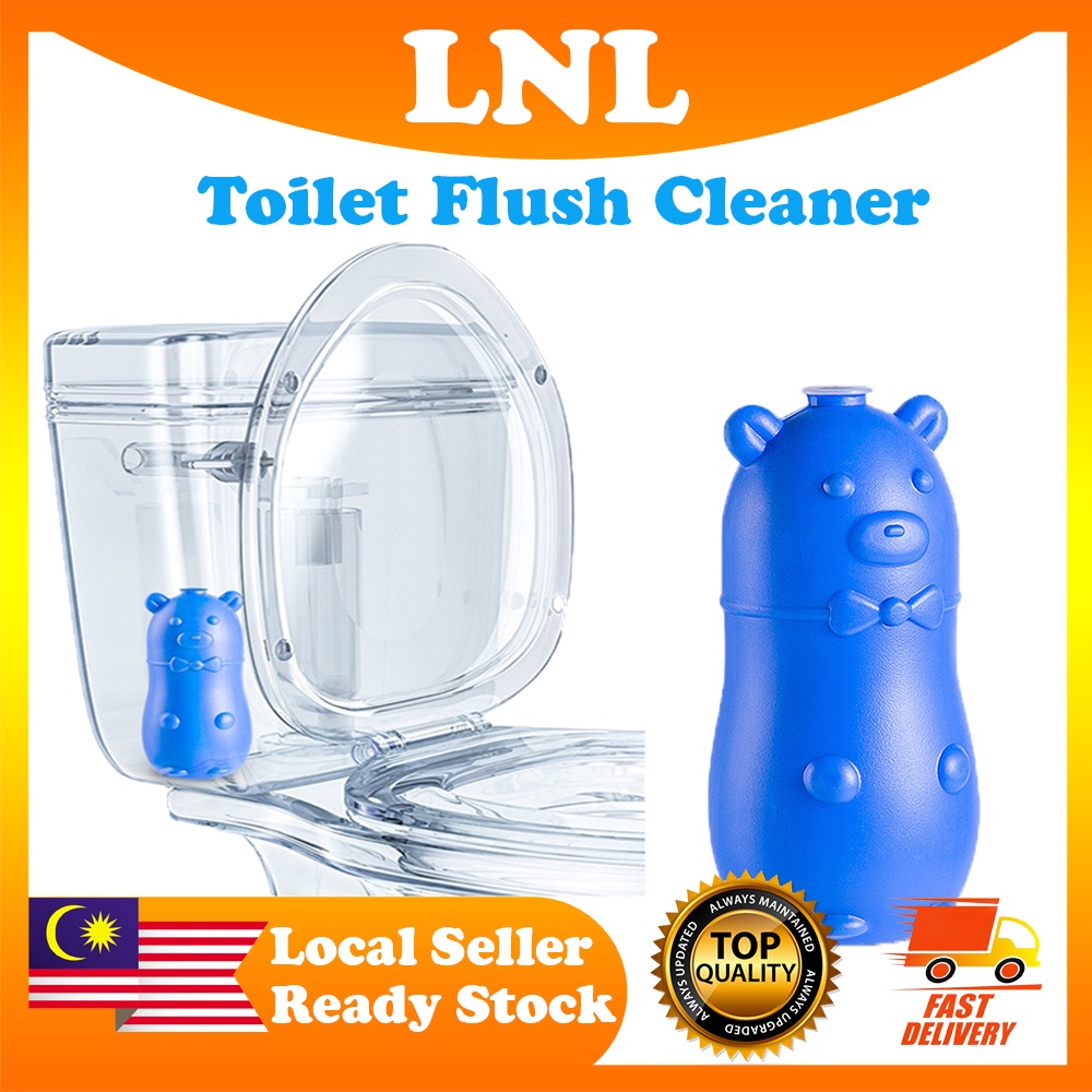 【READY STOCK】Toilet Flush Cleaner Blue Grizzly Bear Toilet Bowl Flush