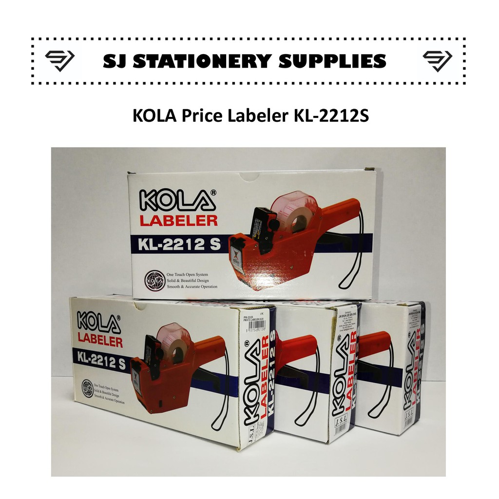KOLA Price Labeler KL-2212S / Punch Harga (Single line 8 digits ...