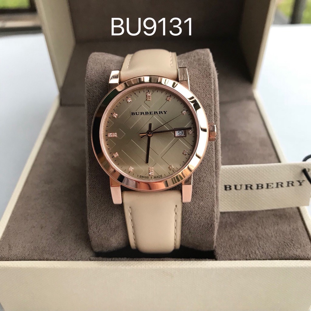 Burberry Women s BU9131 Diamond 34mm classic watch Shopee Malaysia