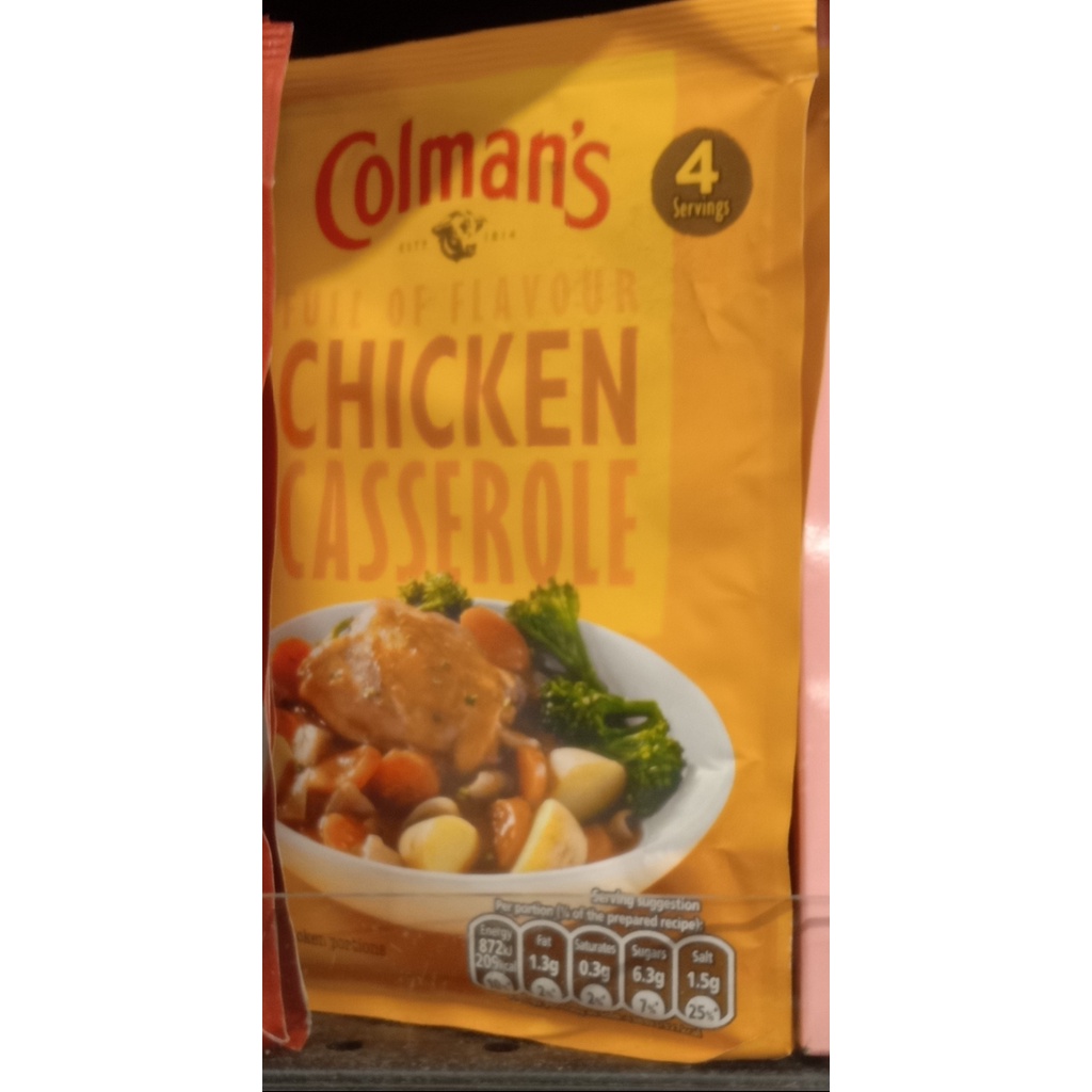 Colman's Chicken Casserole 40g (UK) Shopee Malaysia