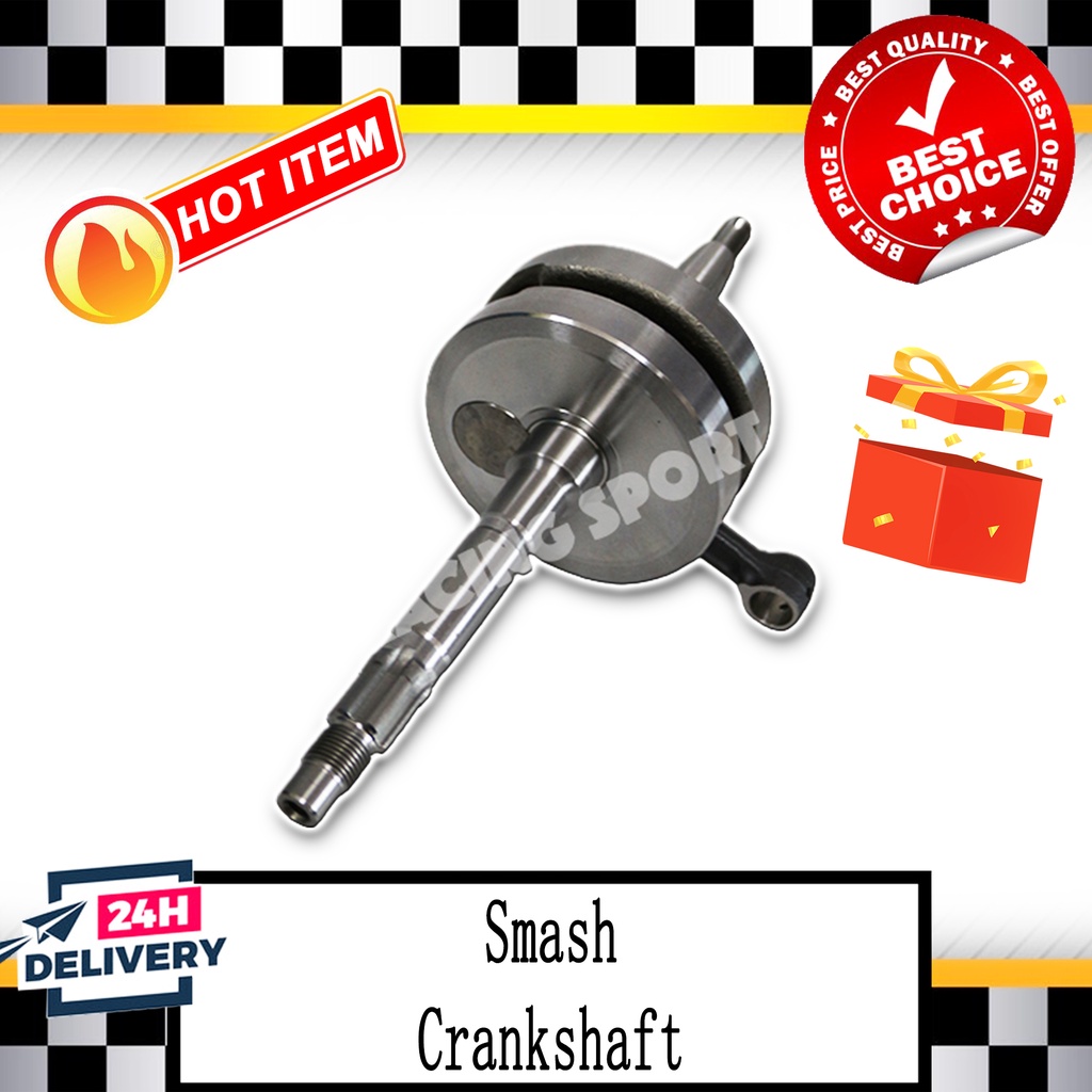 Smash Crankshaft Suzuki std gransap crankshaft Suzuki Smash Standard crankshaft Shopee Malaysia