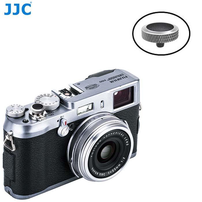 JJC SRB-GR Black Metal Soft Release Button for Fujifilm Cameras (Gray ...