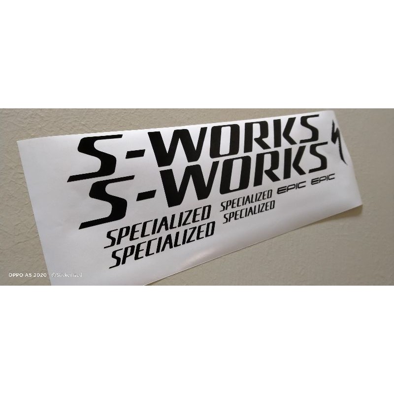 Specialized S-Works EPIC & TARMAC frame decal sticker set | Shopee Malaysia