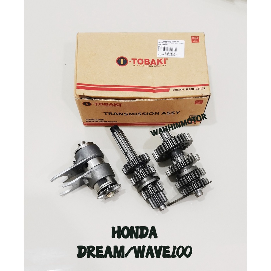 [ TOBAKI ] EX5 DREAM WAVE100 GEARBOX GEAR BOX FULL SET WITH DRUM GEAR
