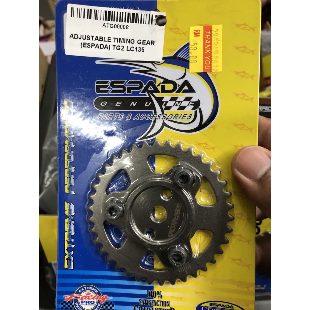 LC135 ALL MODEL ESPADA ADJUSTABLE TIMING GEAR TG2 RACING 135LC V1 V2 V3