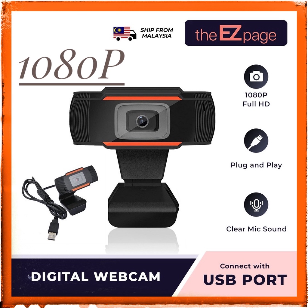 1080P Full / 2K Ultra HD Video Digital Webcam For Pc And Laptop With ...