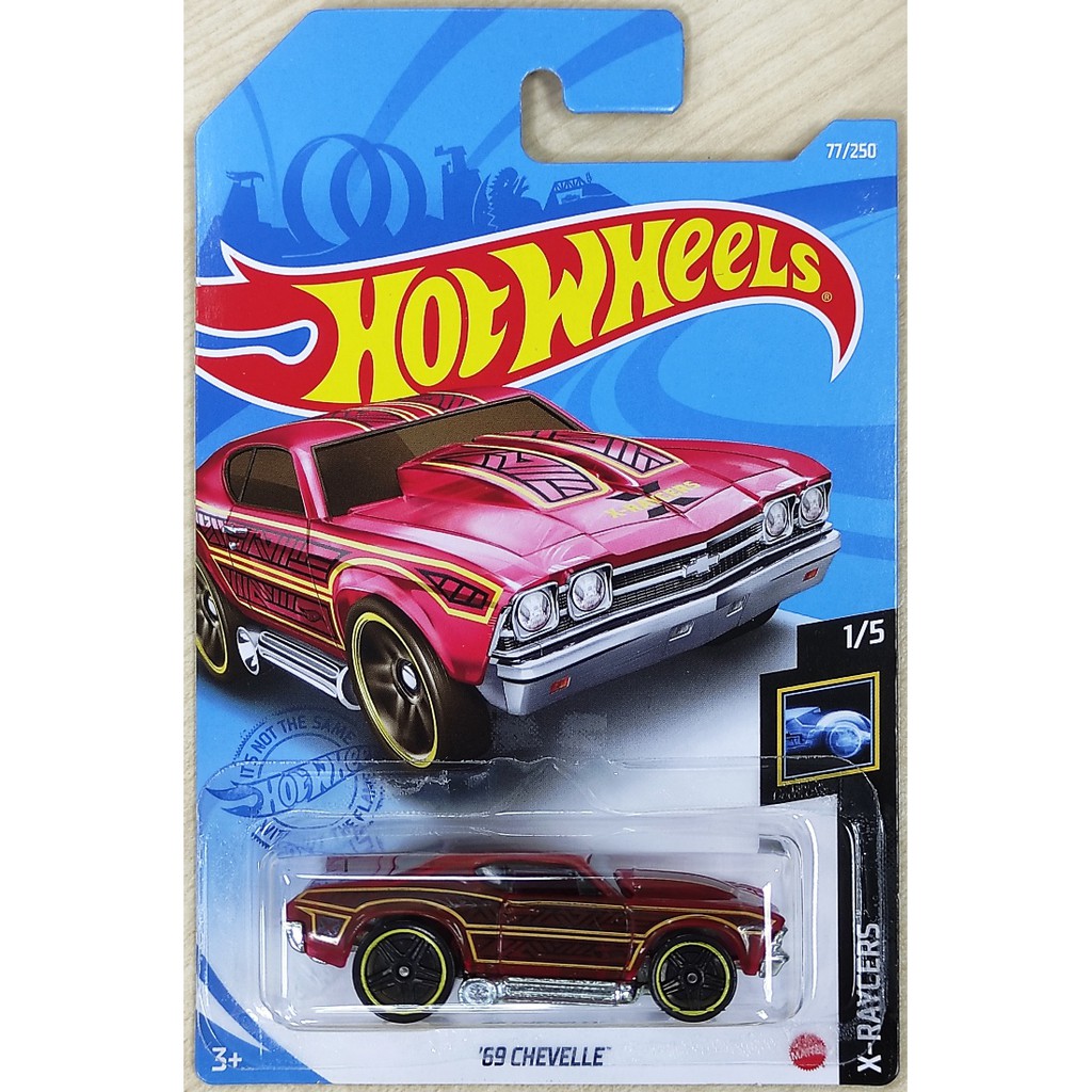 Hot Wheels 69 Chevelle HW 1969 Chevy Chevrolet X Raycers Tooned RTH Regular Treasure Hunt Shopee Malaysia