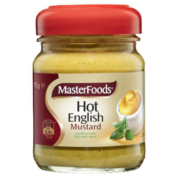 DRESSING MasterFoods Hot English Mustard 175g Shopee Malaysia