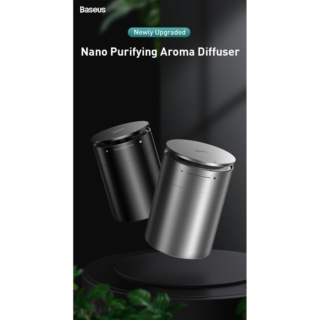 Baseus Minimalist Car Cup Holder Air Freshener (with Formaldehyde PurificationFunction) & Refill