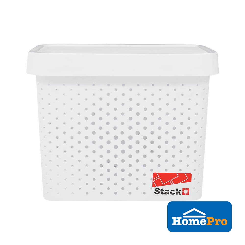 HomePro STACKO Plastic Storage Box With Lid BALM M W22xD31.6xH25 Cm ...