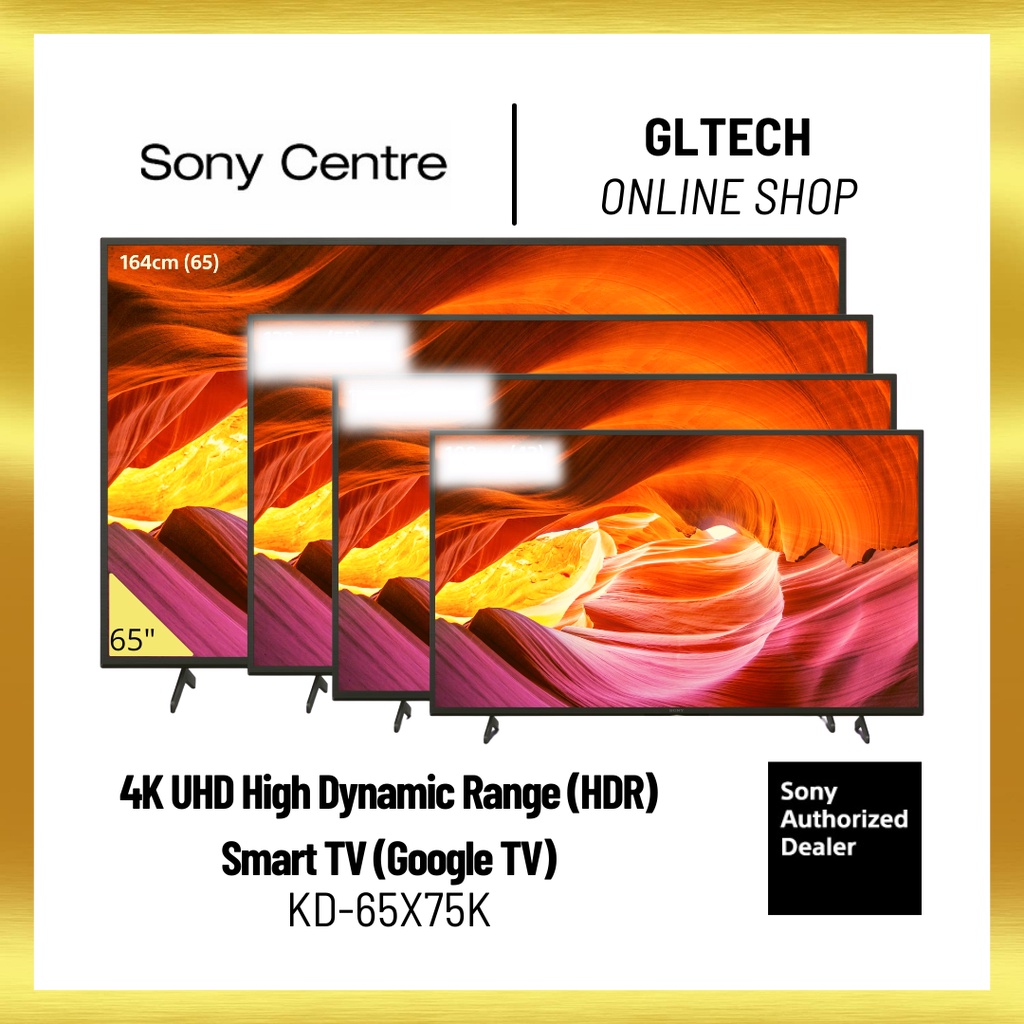 Sony KD-65X75K | 4K Ultra HD | High Dynamic Range (HDR) | 65" Smart TV ...