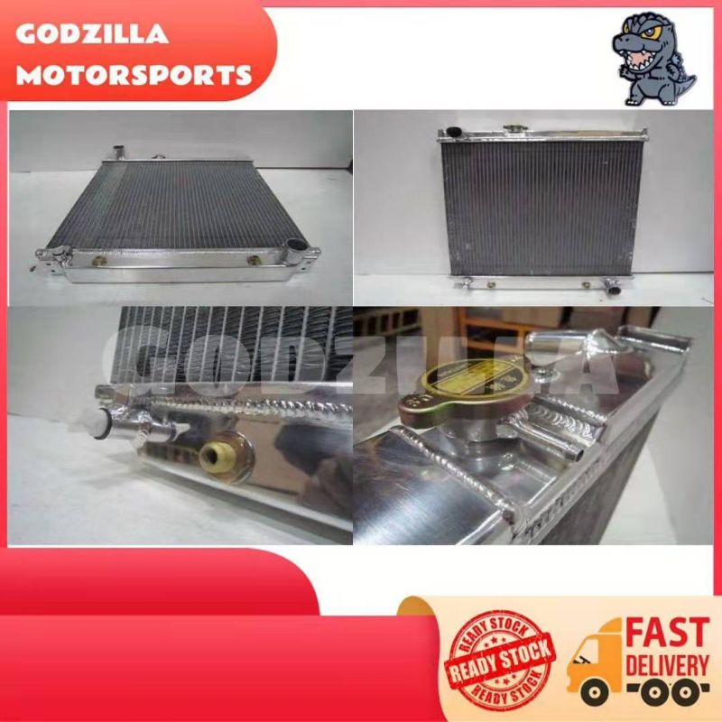 56MM ALUMINUM RADIATOR For Toyota Land Cruiser 70 75 78 1KZ DIESEL 3.0L ...