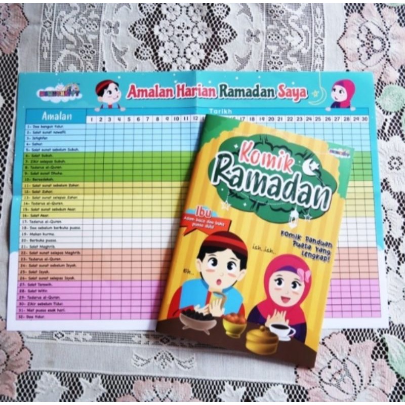 Komik Ramadan Jadual Puasa | Shopee Malaysia