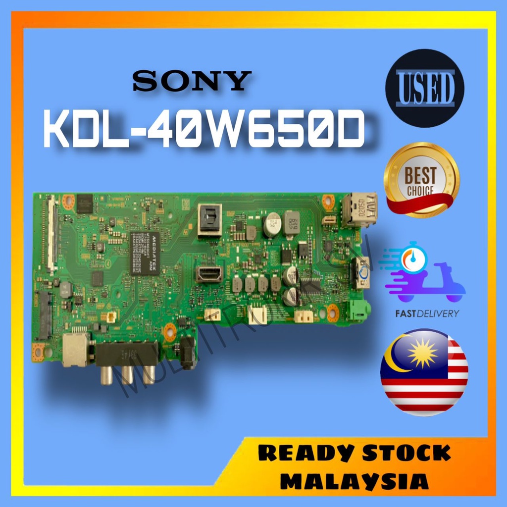 MAINBOARD SONY KDL-40W650D SPAREPART | Shopee Malaysia