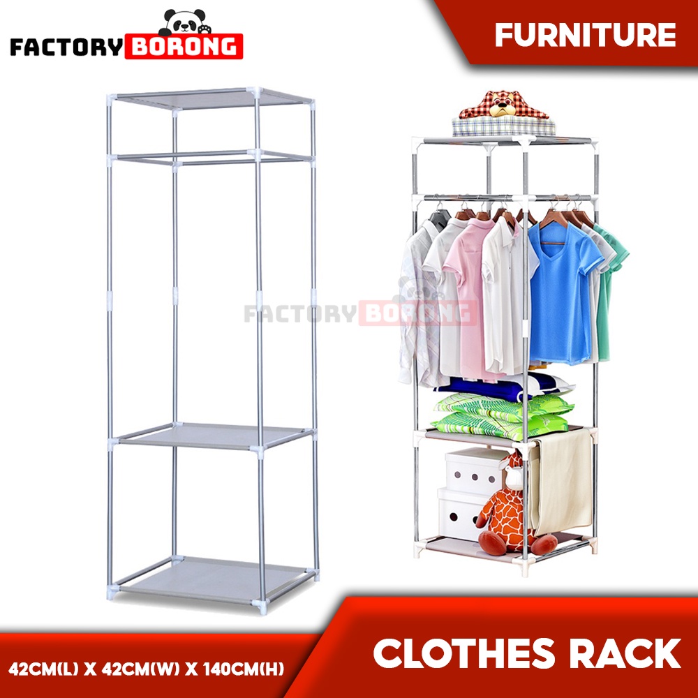 Stainless Steel Multipurpose Cloth Organizer Rack 0104 | Shopee Malaysia
