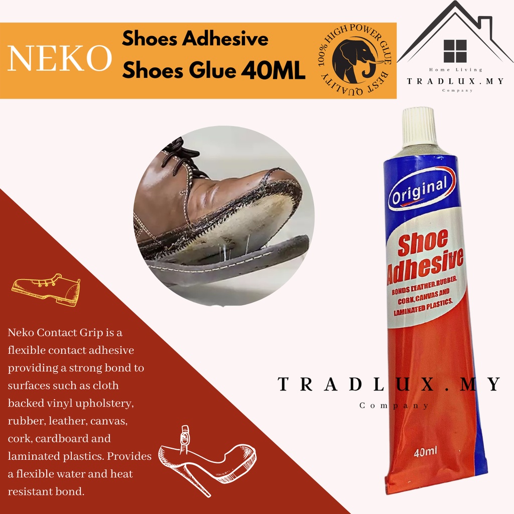 Neko Super Strong Shoe Glue Shoe Adhesive Grip Contact Adhesive Super Glue  40ml Tradlux