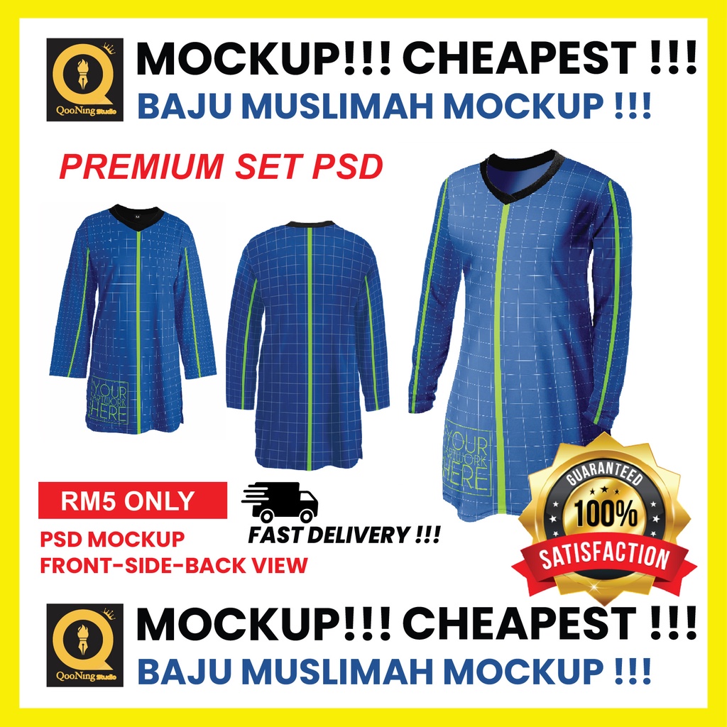 Mockup Baju Muslimah MOCKUP MURAH | Shopee Malaysia