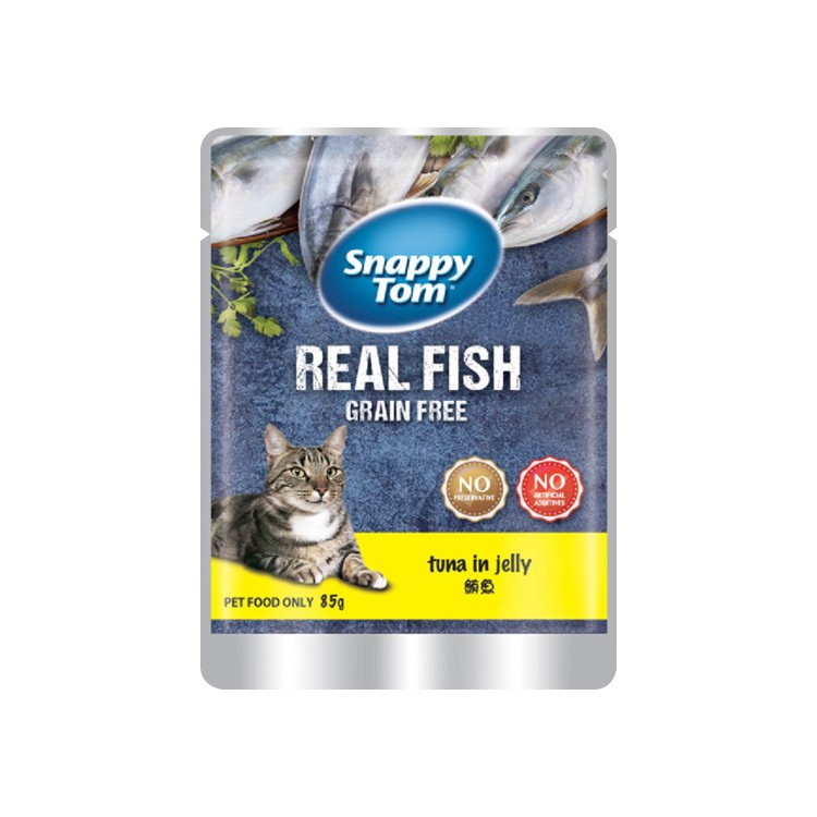 Snappy Tom Pouch Cat Food (85G) - Beef / Lamb / Chicken / Pilchard ...