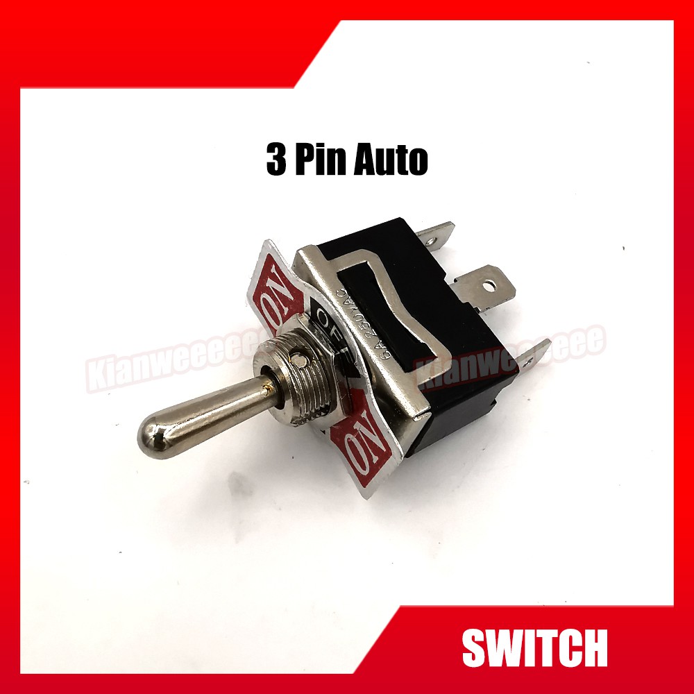 1PCS Momentary Auto Spring Return Toggle Switch (3 Pin / 6 Pin) / On ...