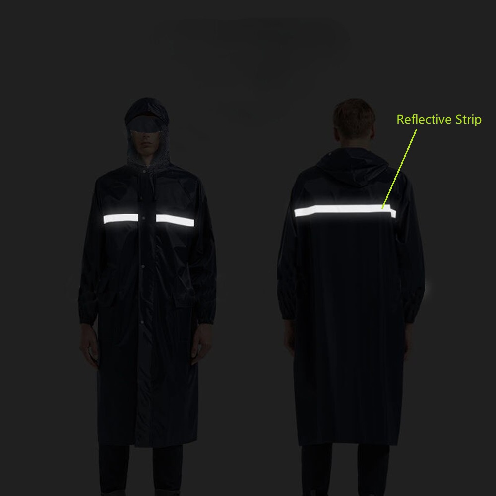 Conjoined Raincoat Coverall Hat Oil-Resistant Work Safety Cycling  Waterproof 