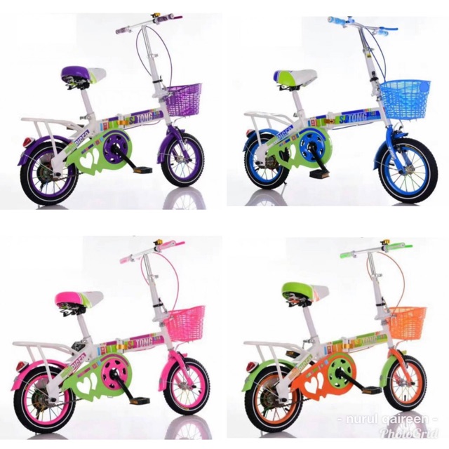 Kids folding bike hot sale