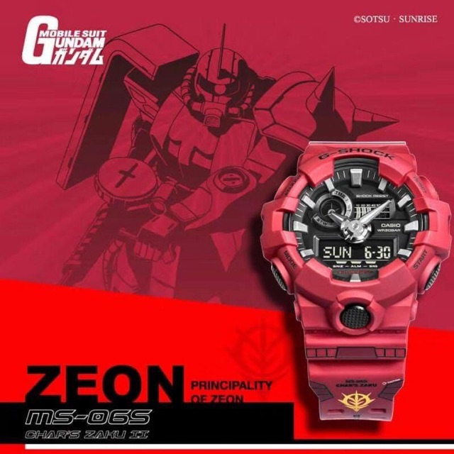 G shock mobile suit gundam hot sale