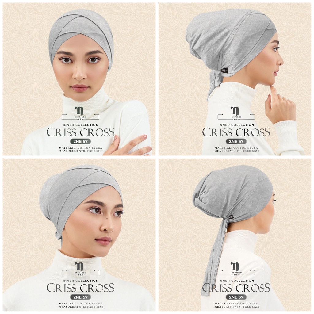 criss cross inner hijab