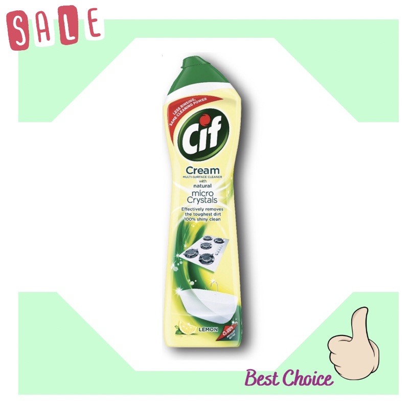 Cif Cleaning Cream Lemon Multi-surface Cleaner (660ml) | Shopee Malaysia