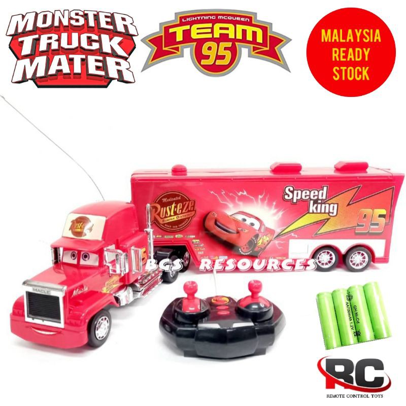 REMOTE CONTROL TRUCK RC CARS MCQUEEN MATER TRUCK TOYS RC CONTAINER