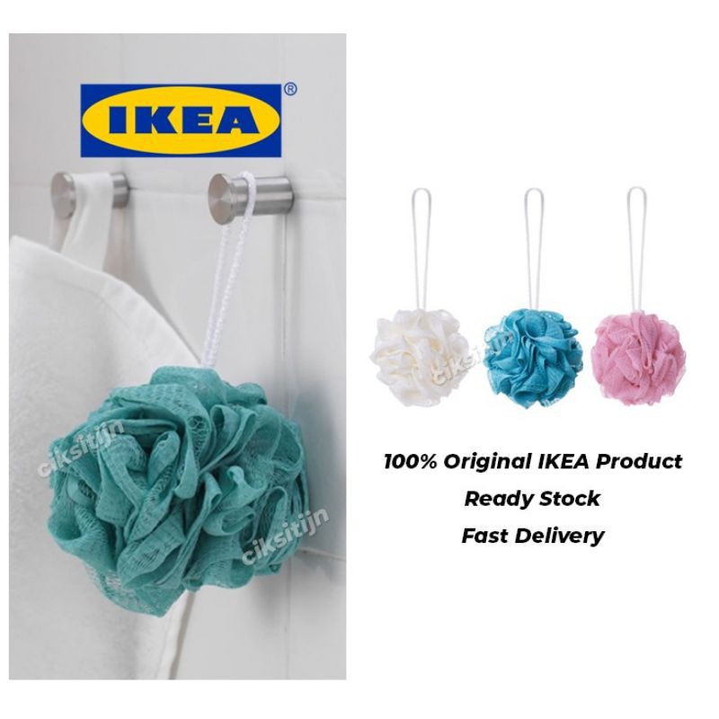 [100% Original IKEA] ÅBYÅN Body Puff, Bathroom Accessories, Bath Sponge ...