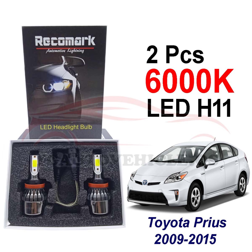 Toyota Prius H11 Car Led Headlamp Led Headlight Bulb 2pcs 4300k 6000k