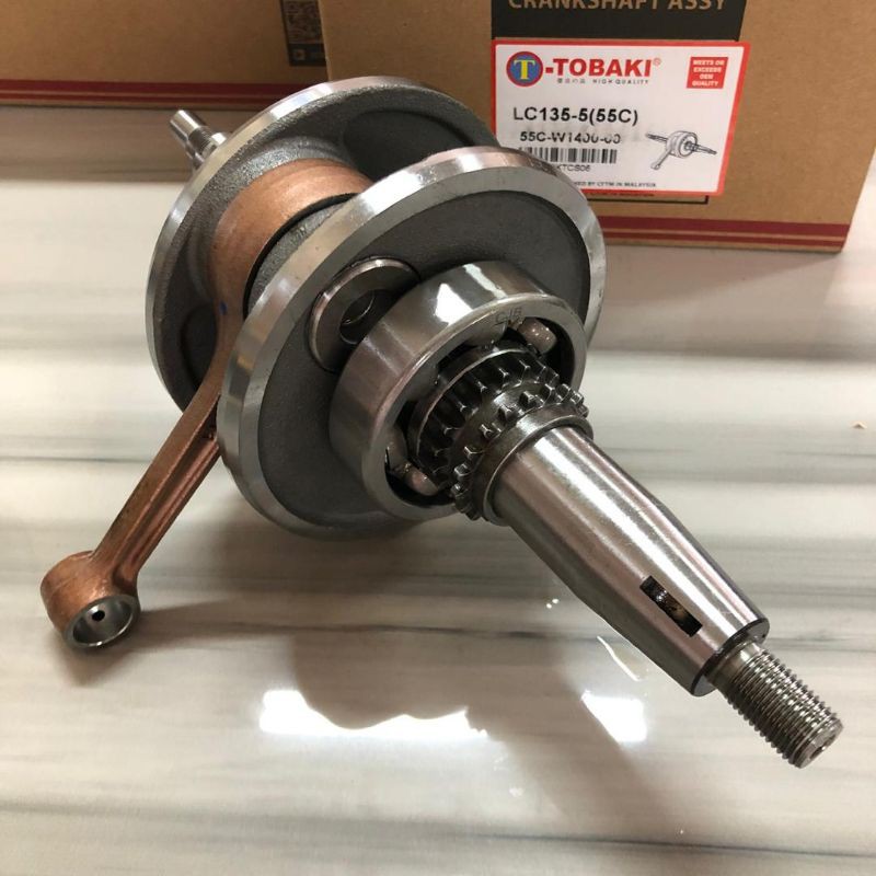 Crankshaft Yamaha y15/fz150/lc135 5s Tobaki set Kualiti Original