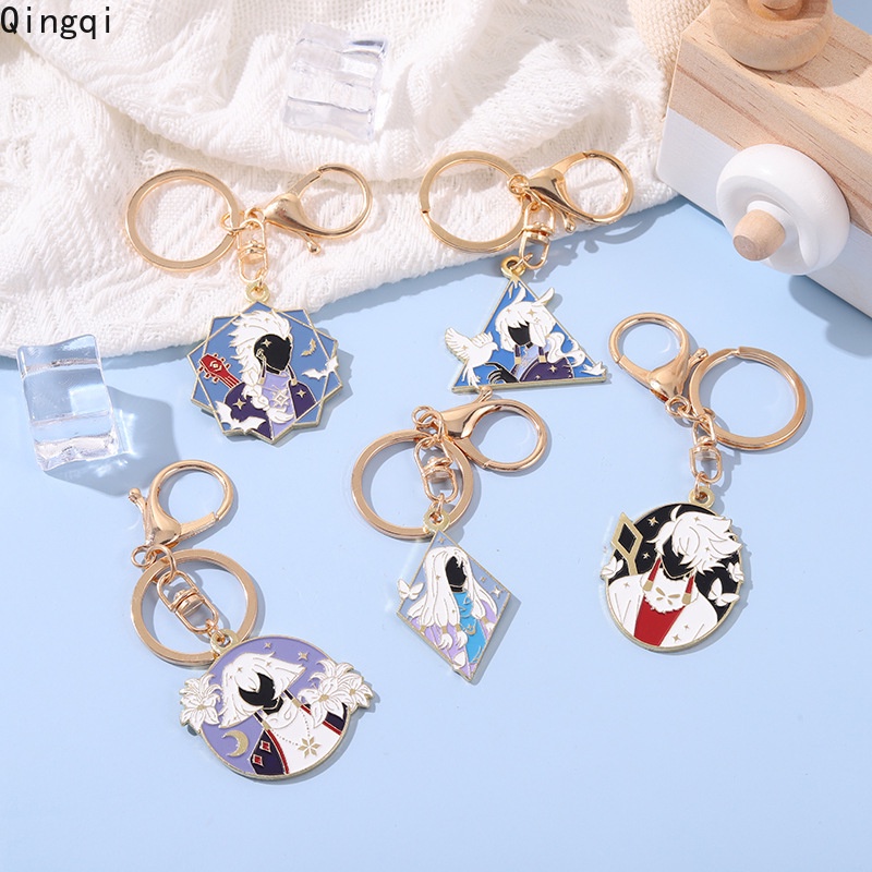 Children of The Light Keychains Cute Character Anime Alloy Keyrings ...