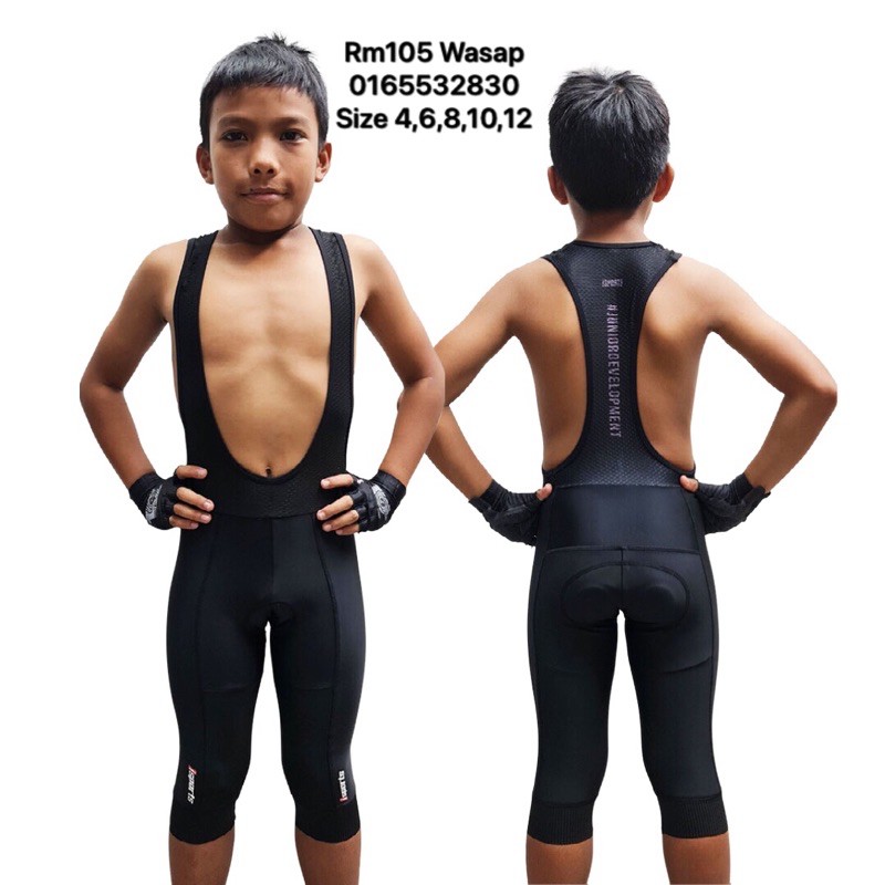 Childrens 2024 bib shorts