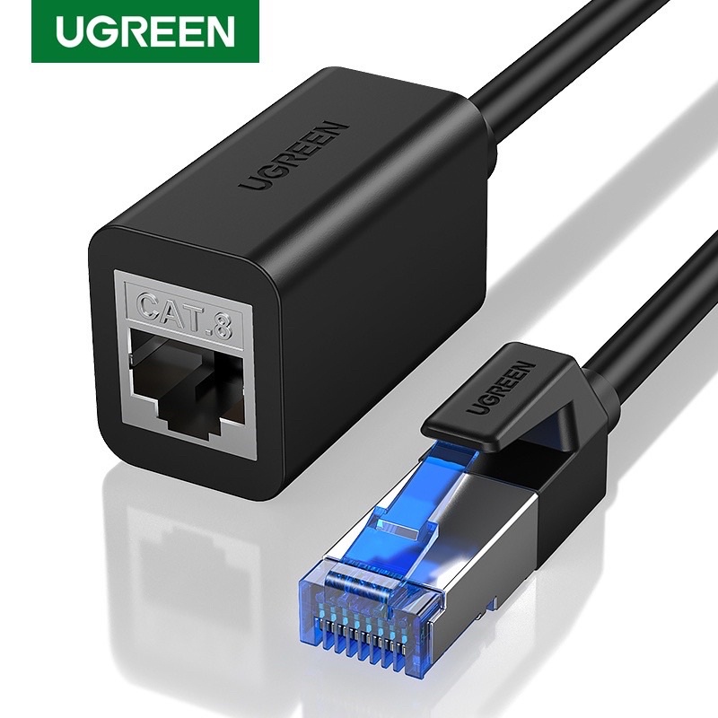 UGREEN 50199 CAT8 Ethernet Extension Cable 40Gbps RJ45 Male to Female ...