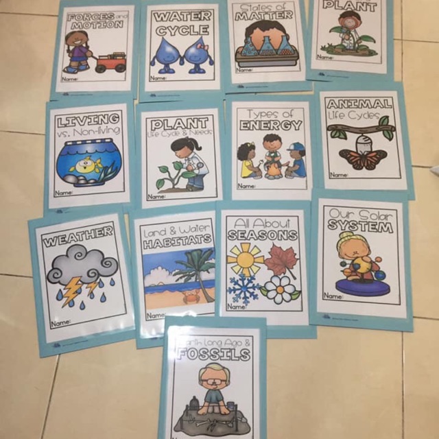 Science folder - for Kindy to 2nd Grade | Shopee Malaysia
