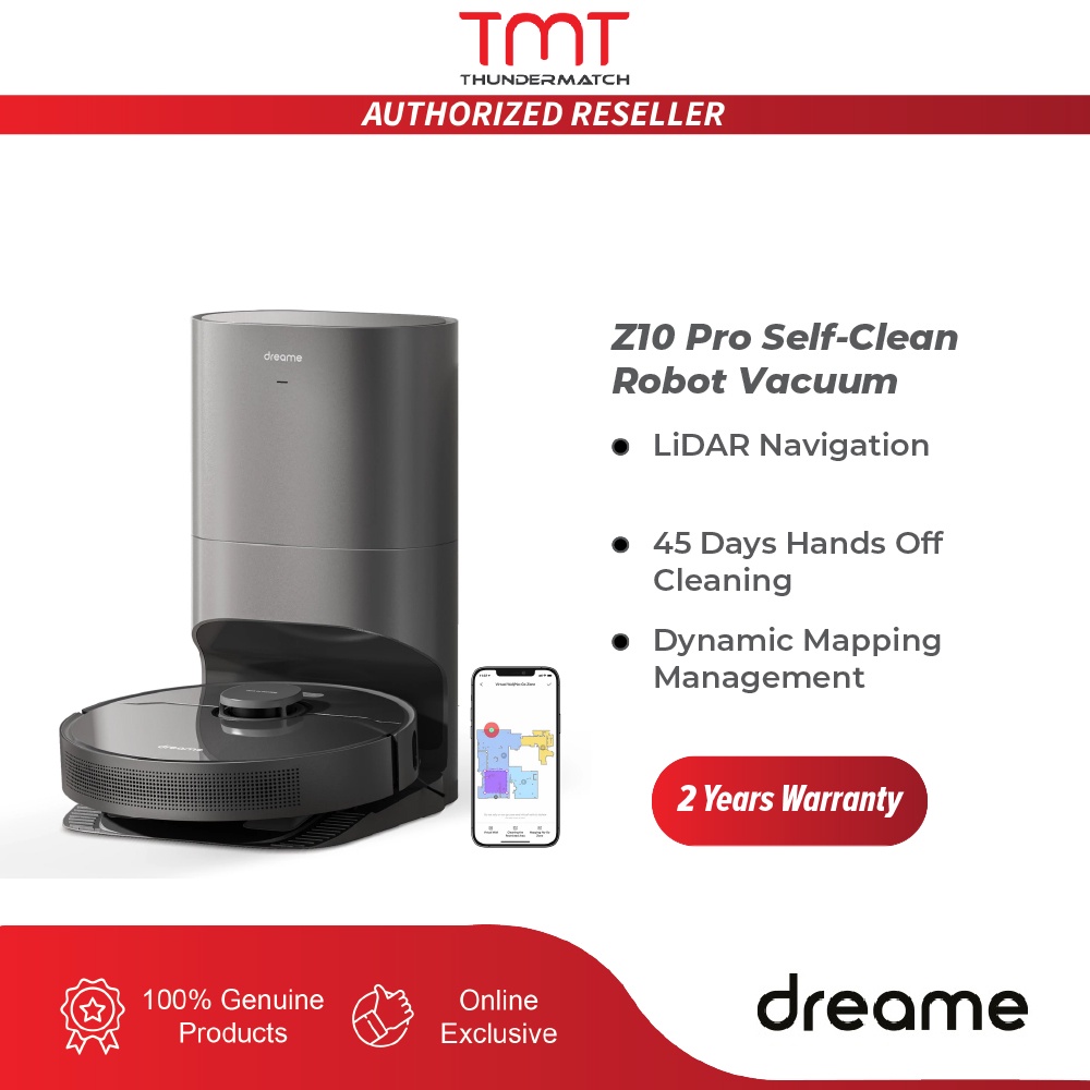 Dreame Z10 Pro Robot Vacuum SelfCleaning AutoEmpty Vacuum And