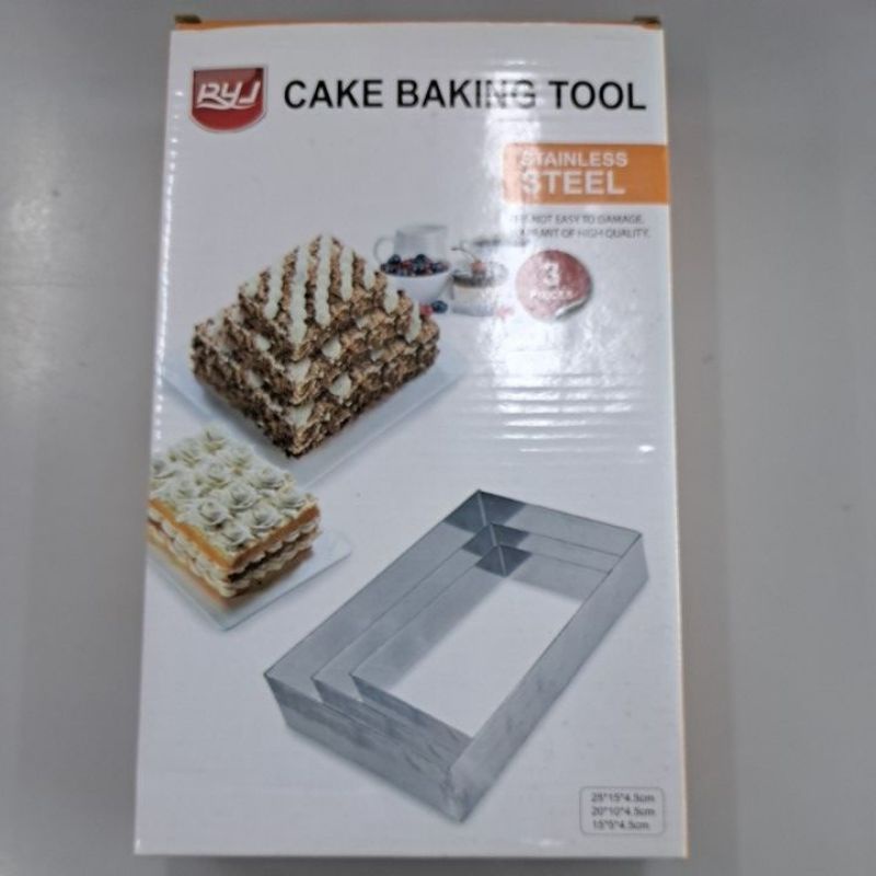 RYJ Cake baking tool(rectangle) Shopee Malaysia