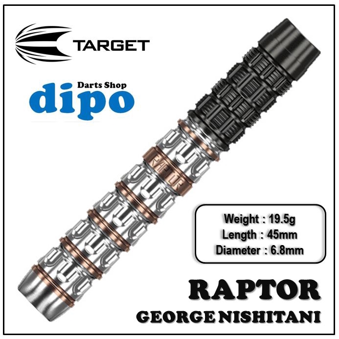 TARGET Soft Darts - RAPTOR ( George Nishitani model ) | Shopee Malaysia